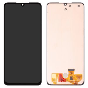 LCD compatible with Samsung A336 Galaxy A33 5G, black, without frame, original change glass 