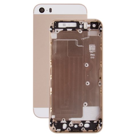 Housing compatible with Apple iPhone 5S, golden, HC 