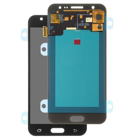LCD compatible with Samsung J500 Galaxy J5, black, without frame, High Copy, OLED  