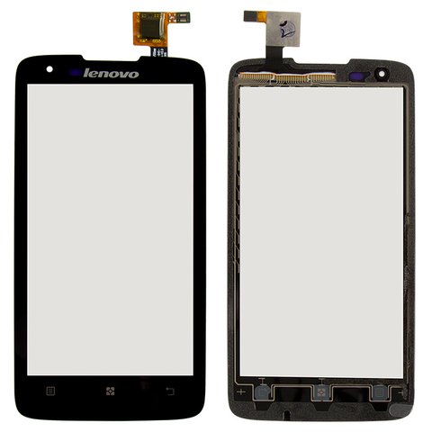 Touchscreen compatible with Lenovo S750, black 