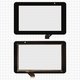 Touchscreen compatible with China-Tablet PC 7"; Prestigio MultiPad 7.0 HD (PMP3970B), MultiPad 7.0 HD (PMP5570С), (black, 191 mm, 30 pin, 118 mm, capacitive, 7") #ACE-CG7.0A-249/GKG0362A/GKG0469A