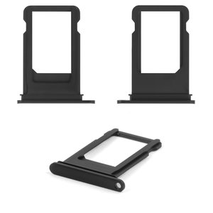 SIM Card Holder compatible with iPhone 7, black 