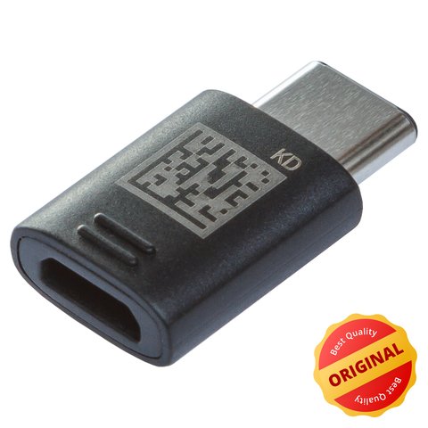 Adapter Samsung, USB type C, micro USB type B, black  #GH96 12330A