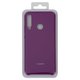 Case compatible with Huawei P40 Lite E, Y7p, (purple, Original Soft Case, silicone, grape (43), ART-L28/ART-L29/ART-L29N)