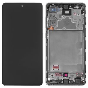 Дисплей для Samsung A725 Galaxy A72, A726 Galaxy A72 5G, белый, с рамкой, Original PRC 