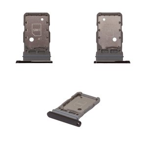 SIM Card Holder compatible with Samsung G996 Galaxy S21 Plus 5G, black 