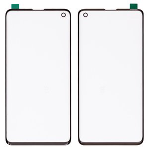 Housing Glass G+OCA PRO compatible with Samsung G973 Galaxy S10, with OCA film, black 
