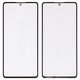 Housing Glass G+OCA PRO compatible with Xiaomi 11T, 11T Pro, (with OCA film, black)