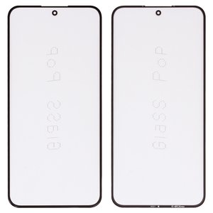 Housing Glass G+OCA PRO compatible with Xiaomi 13, with OCA film, black 