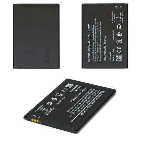 Battery BL 29CI compatible with Nokia C10, C20, C21, Li ion, 3.8 V, 2950 mAh, Original PRC  