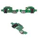 Flat Cable compatible with Tecno Camon 11s (CB7), (headphone connector, charge connector, with microphone, Copy, charging board)