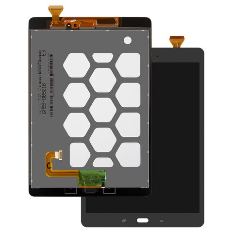 Pantalla LCD puede usarse con Samsung T550 Galaxy Tab A 9.7 , T555 Galaxy Tab A 9.7 LTE, gris, sin marco