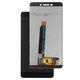 Pantalla LCD puede usarse con Nokia 6.1, negro, sin marco, High Copy, (TA-1043/TA-1045/TA-1089/TA-1068/TA-1054)