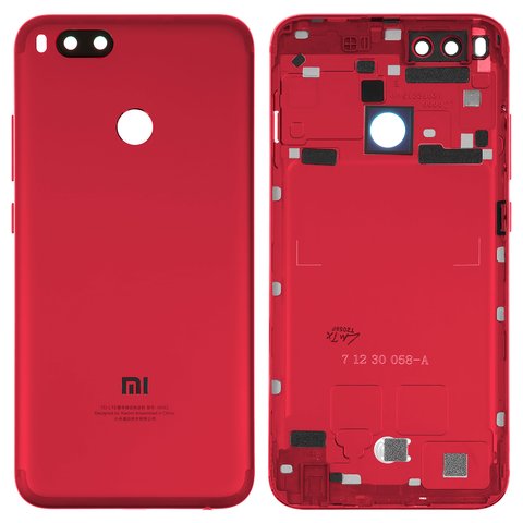 Panel trasero de carcasa puede usarse con Xiaomi Mi 5X, Mi A1, roja, MDG2, MDI2, MDE2