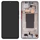 Pantalla LCD puede usarse con Xiaomi 12T, 12T Pro, plateado, con marco, Original (PRC), 22081212UG, 22081212G, 22071212AG