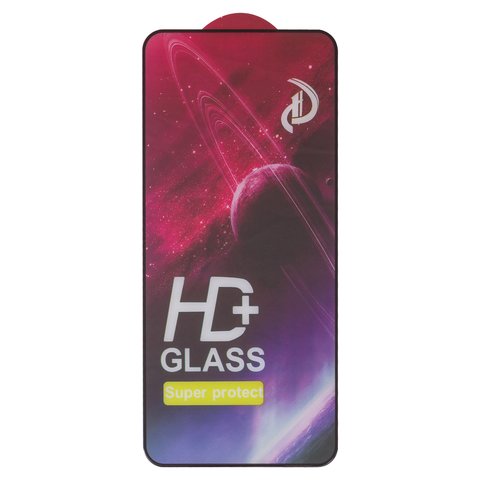 Vidrio de protección templado All Spares puede usarse con Samsung S926 Galaxy S24 Plus, Full Glue, compatible con estuche, negro, capa de adhesivo se extiende sobre toda la superficie del vidrio