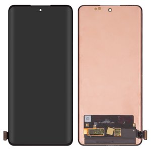 Pantalla LCD puede usarse con Realme 12 Pro, 12 Pro Plus, negro, sin marco, original vidrio reemplazado , RMX3840