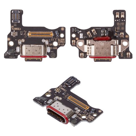 Cable flex puede usarse con Motorola Edge 50 Neo, del conector de carga, con componentes, High Copy, placa del cargador