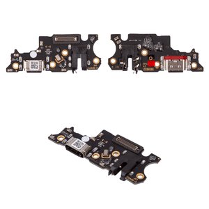 Cable flex puede usarse con Oppo A3 CPH2669 , A40, del conector de carga, del conector de auriculares, con micrófono, con componentes, Original PRC , placa del cargador