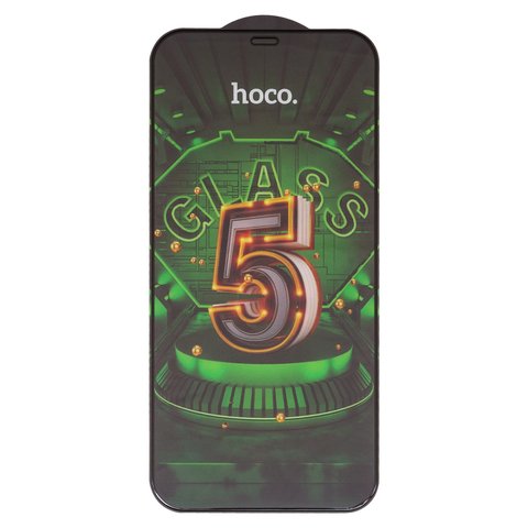 Vidrio de protección templado Hoco G12 puede usarse con Apple iPhone 12 Pro Max, 5D Full Glue, sin embalaje, sin pañuelos , negro
