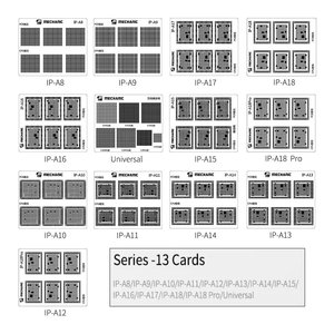 Plantilla BGA Mechanic COM80 13, para reparar contactos sueltos