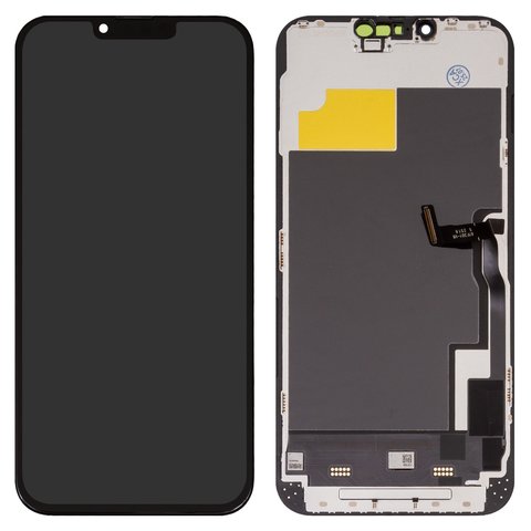 Pantalla LCD puede usarse con iPhone 13 Pro Max, negro, con marco, AAA, TFT  ZY, LTPS FHD