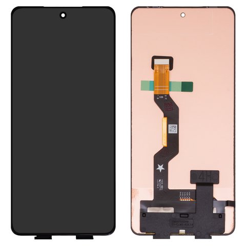 Pantalla LCD puede usarse con Motorola Moto G86, Moto G86 Power, negro, sin marco, Original PRC , XT2527 2