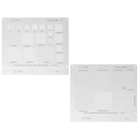 Plantilla BGA 2UUL BG02, universal, 2 pz.