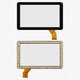 Сенсорний екран для China-Tablet PC 9"; China-Sony Q9; China-Samsung N8000, чорний, 233 мм, 50 pin, 141 мм, ємнісний, 9", #TCP0436 Ver2.0/DH-0901A1-FPC01-01/DH-0901A1-FPC02-02/HK90DR2004/FHX20131028/TPC8436/CZY6353A01-FPC/DLW-CTP-028