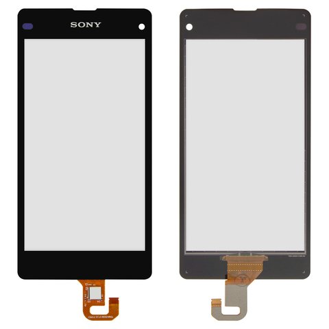 Сенсорний екран для Sony D5503 Xperia Z1 Compact Mini, чорний, 4,3"