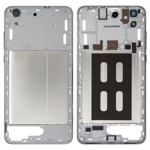 Середня частина корпусу для Huawei Y6 II, чорна, dual sim