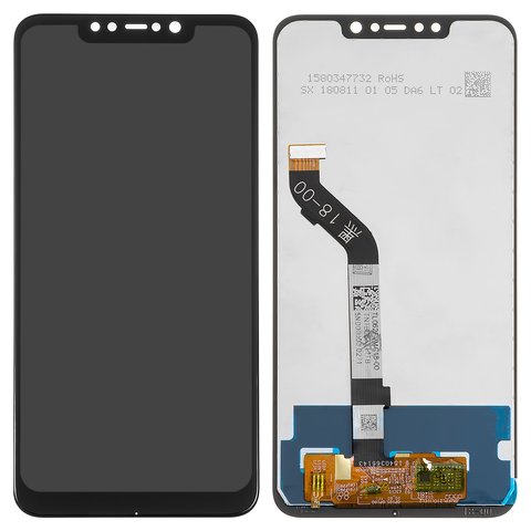 Дисплей для Xiaomi Pocophone F1, чорний, Original PRC , M1805E10A