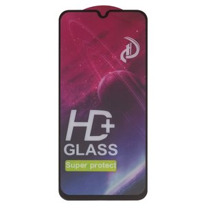 Защитное стекло All Spares для Samsung A015 Galaxy A01, совместимо с чехлом, Full Glue, черный