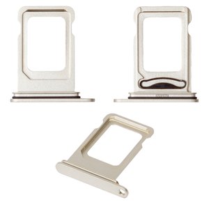 Держатель SIM карты для iPhone 15, iPhone 15 Plus, желтый, dual sim