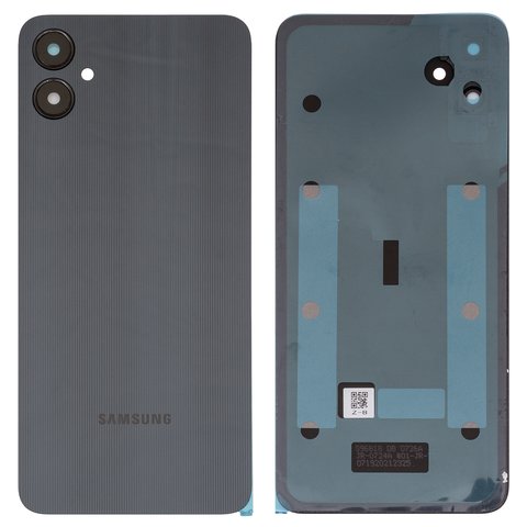 Задняя панель корпуса для Samsung A055 Galaxy A05, черная, со стеклом камеры, black