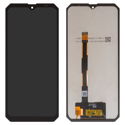 Дисплей для Oscal S80; Blackview BV7100, чорний, без рамки, High Copy, 15 32302 11921