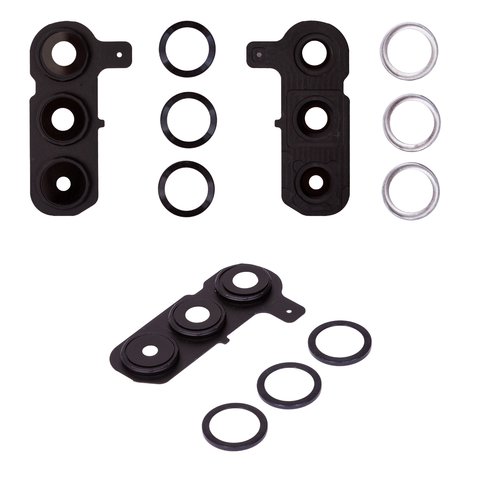 Скло камери для Samsung S936 Galaxy S25 Plus, чорне, з рамкою