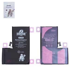 Акумулятор Da Luxiang для Apple iPhone 15 Pro Max, Li ion, 3,869 B, 4980 мА·г, збільшена ємність, original IC