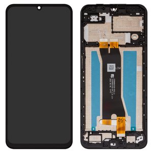 Дисплей для ZTE Blade A35, Blade A55, черный, с рамкой, Original PRC , JTD068037X0 FPCA_A