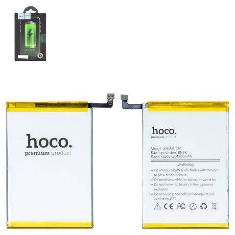 Акумулятор Hoco BN5K для Xiaomi Poco C55, Redmi 12C, Li Polymer, 3,85 B, 5000 мАч