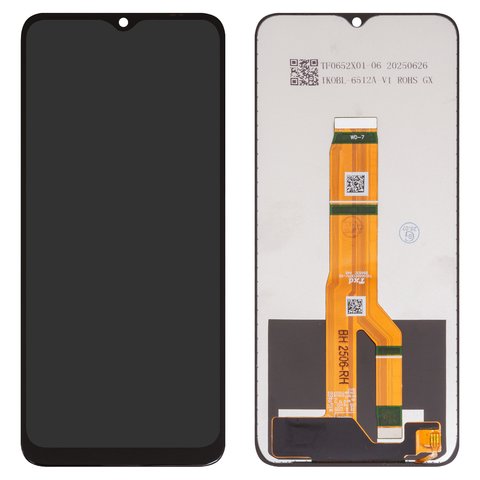 Дисплей для Huawei Honor X6a, черный, без рамки, High Copy, WDY LX1, WDY LX2