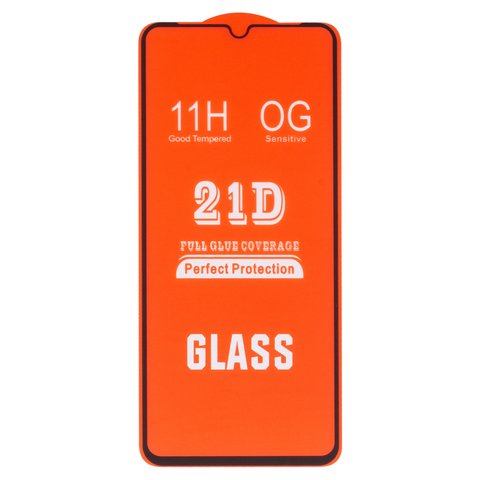 Захисне скло для Xiaomi Poco C65, Redmi 13C, Redmi 13C 5G, сумісне з чохлом, Full Glue, без упаковки , чорний