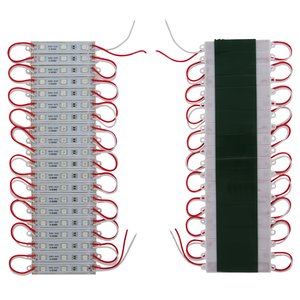 Светодиодный модуль-лента SMD 5050, 20 шт. по 3 светодиода (красный, самоклеющийся, 1200 лм, 12 В, IP65)
