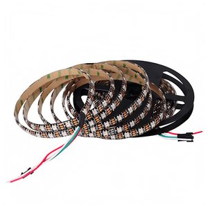 Светодиодная лента RGB SMD5050, WS2812B (c управлением, IP65, 5 В, 60 диодов/м, 5 м) Светодиодная лента RGB SMD5050, WS2812B (c управлением, IP65, 5 В, 60 диодов/м, 5 м)
